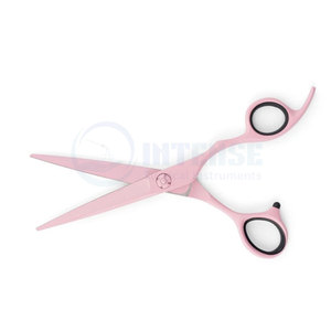 Ensemble de ciseaux triples roses de qualité supérieure, outils de coupe de cheveux en acier inoxydable durable, design ergonomique, kit de coiffure professionnel pour salon - Product Image 3