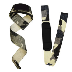 Correas de Levantamiento de Pesas Resistentes con Soporte de Muñeca Acolchado Grueso para Entrenamiento en Gimnasio, Levantamiento de Pesas, Fisicoculturismo y Entrenamiento de Fuerza - Product Image 4