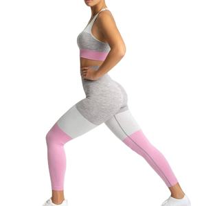 Top Trending 2023 Women's <b>Yoga</b> Set Breathable Plaid Top Fashion with Custom Logo - Product Image 2