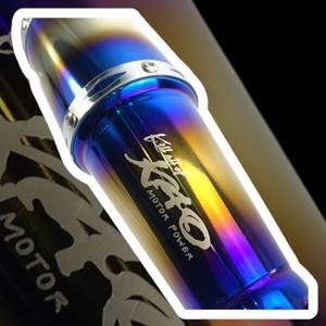 Nuevo Sistema de Escape para Motocicleta KAO, de Acero Inoxidable 304, Color Titanio, Engranajes de Transmisión, Modificación/Actualización, Embalaje en Caja - Product Image 1