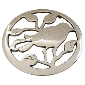 Posavasos Metálico Decorativo con Diseño de Gorrillo, Posavasos Redondos de Aluminio para Mesa, Soporte para Ollas Calientes - Product Image 1