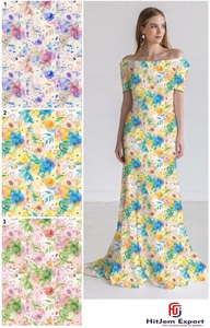 Custom Soft Polyester Digital Printed Fabric Manufacturer Lightweight Fashion Textile for Garments Dresses Home Decor - Product Image 4