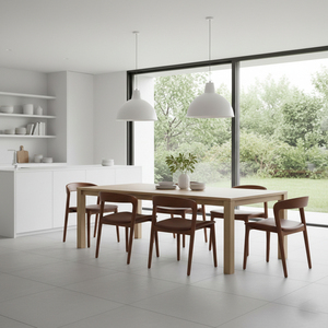 Silla de Comedor Lenggok de Madera de Teca Escandinava, Calidad de Exportación, Estructura Resistente, Elegante, para Hogar, Cocina, Restaurante - Product Image 6