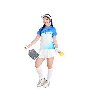 Maillots de sport en polyester à manches courtes personnalisables avec col, unisexes, pour activités de plein air, tenues d'équipe, uniformes d'entraînement - Product Image 1