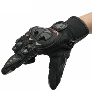 Promoción: Guantes de Motocicleta de Cuero Genuino de Alta Calidad para Invierno, Guantes Negros para Motociclismo de Carreras, Guantes Cálidos para Deportes al Aire Libre - Product Image 3