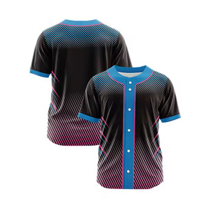 เสื้อเบสบอลแบบคลาสสิกสั่งทำพิเศษ ระบายอากาศได้ดี แห้งเร็ว ผลิตจากโพลีเอสเตอร์ 100% แท้ ไม่ซีดจาง แขนสั้น ใส่ได้ทั้งชายและหญิง - Product Image 4