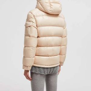 Doudoune matelassée 100 % Spandex à transfert thermique, grande taille, légère, écologique, extensible dans quatre sens, réversible, coupe-vent, à capuche - Product Image 3