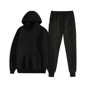 Haute qualité unisexe coton pull à capuche hiver Streetwear marque sweats et survêtements 2-en-1 Design confortable élégant - Product Image 1