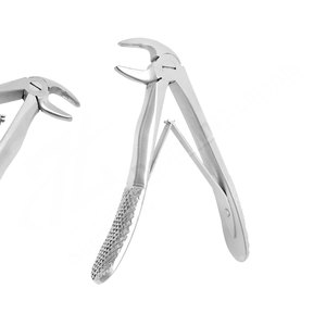 Klein Fig5 Pedodontic Premium Acero inoxidable Instrumentos quirúrgicos dentales Fórceps de extracción de bebés para incisivos inferiores Manual - Product Image 1
