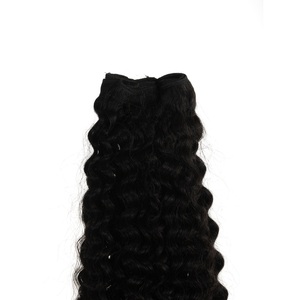 Extensiones de Cabello Natural Liso Rizado con Trama a Máquina - 12 Pulgadas - Product Image 2