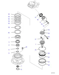 Brand New PC Excavator Hydraulic Traveling Slewing Pumps Spare Parts HPV75 HPV90 HPV95 HPV35 HPV55