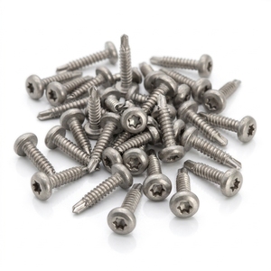 PDC Model 7.1 Pan Head Stainless Steel (304/316/410) Metric/Inch Standard Thread Natural Finish Phillips/Cross Drive - Product Image 1