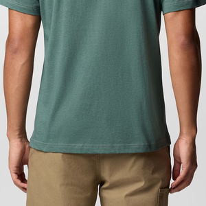 T-shirt en coton décontracté pour homme, tissu léger, manches courtes, avec logo personnalisable. - Product Image 6