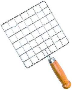 Cesta para asar pescado de acero inoxidable multiusos, adecuada para parrillas de jardín, campamentos, fiestas y cocinadas al aire libre. - Product Image 3