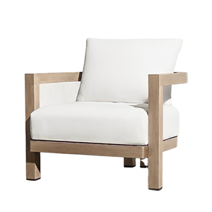 Canapé de jardin moderne de luxe pour mobilier d'extérieur et d'intérieur Canapé à coussin en tissu Canapé un siège Prix de gros - Product Image 1