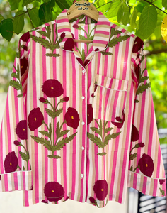 Conjunto de Pijama Coordinado con Estampado Animal para Mujer de Naaz Textile, Camisón de Algodón Suave y Transpirable para Verano - Product Image 2