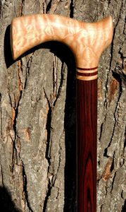 Canne de marche élégante en bois de haute qualité, faite à la main, rayée et polie, pour seniors, longueur personnalisable, canne de gentleman, bonnes affaires - Product Image 1