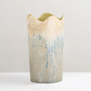 Vase à fleurs en résine écologique fait main MOON RISE CRAFT, forme irrégulière, pour la décoration de salon, décoration en époxy de qualité supérieure - Product Image 2