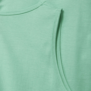 Camiseta sin Mangas de Gimnasio 100% Algodón, Precio de Fábrica, Logotipo Personalizado, Lisa, sin Mangas, de Secado Rápido, Transpirable, Tejida, para Hombre - Product Image 5