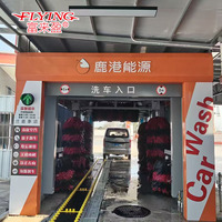 Machine de lavage de voitures électrique entièrement automatique en tunnel, vente en gros d'usine, conçue pour les laveries automobiles très fréquentées