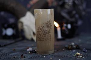 Vaso de Degustación de Whisky de Cuerno de Búfalo Auténtico, Hecho a Mano, Tradicional, para Regalo o Colección - Product Image 5