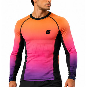 Rashguard de compression en tissu léger et anti-humidité, conçu pour l'entraînement, les arts martiaux et les sports de plein air - Product Image 4