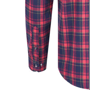 <b>Women</b> Long Sleeve Forest <b>Flannel</b> <b>Check</b> <b>Shirt</b> Regular Fit Button Down Poplin Design Breathable Blue <b>Flannel</b> <b>Check</b> <b>Shirt</b> Casual - Product Image 3