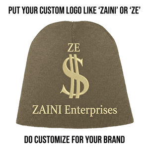 Bonnet en tricot 100 % acrylique premium 320 GSM vert imprimé, personnalisable par sérigraphie, transfert thermique, broderie, étiquette tissée - Product Image 5