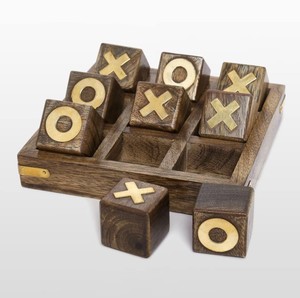Rustic Wooden Cross Circle Board Handmade Traditional Tabletop Strategy <b>Activity</b> Family Party Indoor Outdoor Recreation - Product Image 4