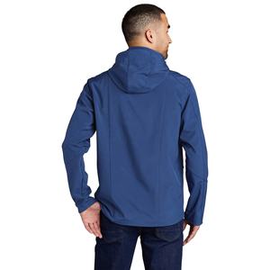 Chaqueta de concha blanda de trabajo de invierno de alta calidad para hombre, diseño personalizado, cuello levantado, a prueba de viento, impermeable, con cremallera completa, chaquetas al por mayor - Product Image 4