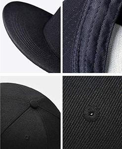 Casquette snapback noire avec broderie de main de squelette sur le panneau avant, 6 panneaux, réglable, unisexe, style streetwear, décontractée - Product Image 4