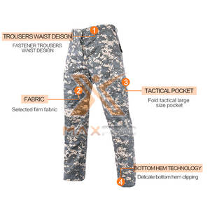 Uniforme de Camuflaje de Color Sólido a Precio Razonable, Suministro Directo de Fábrica, Bajo MOQ - Product Image 5
