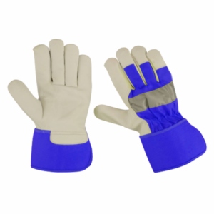 Guantes de Seguridad de Cuero Vacuno de Primera Calidad, con Puño Reforzado de Goma, Certificación CE, para Trabajo Industrial - Product Image 2