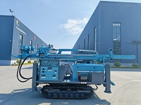 Perforadora hidráulica de orugas FengSu 400m 75kW FD-400 para pozos de agua, ángulo de perforación de 45-90 grados, diámetro de 60mm, fácil instalación