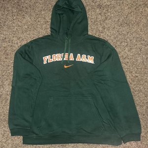 Sweat-shirt à capuche FAMU HBCU en polaire premium, uni, pour l'hiver, pour hommes et femmes, service OEM, logo sur le devant - Product Image 4