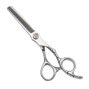 Ciseaux de coiffure professionnels à prix de gros, tranchants, avec logo personnalisé, en acier inoxydable 4Cr13 de haute qualité, poignée en caoutchouc, pour droitiers - Product Image 4