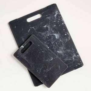 เขียงไม้และหินหินอ่อนเป็นมิตรกับสิ่งแวดล้อมสำหรับตัดและสับในครัวแผ่นหินอ่อนทรงกลม - Product Image 2