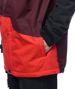 Chaqueta de esquí para hombre con capucha, a prueba de viento, con cremallera, de talla grande, impermeable, con aislamiento sintético de poliéster, para adultos. - Product Image 5