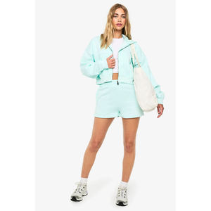 Sweat-shirt à capuche zippé ample et décontracté à manches longues pour femme, idéal pour la course, le fitness et le sport - Product Image 3