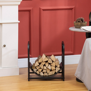 Metal Firewood <b>Rack</b> Heavy Duty Metal Firewood <b>Log</b> Holder Basket Indoor Outdoor Customized Sale - Product Image 1