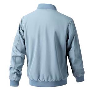 Chaqueta Bomber de Diseño Único para Hombre, Color Personalizado, Cuello con Botones, Estilo Urbano, Abrigo Cálido para Invierno - Product Image 3