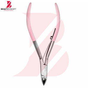 ที่ตัดหนังกำพร้าคุณภาพสูงพร้อมด้ามจับสีชมพูอ่อน ที่ตัดหนังกำพร้าและกำจัดหนังส่วนเกิน เครื่องมือทำเล็บมือและเล็บเท้าระดับมืออาชีพสำหรับร้านเสริมสวย - Product Image 3