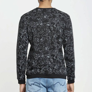 เสื้อสเวตเชิ้ตคอกลมทรงปกติสำหรับผู้ชาย ผ้าฝ้าย 100% ลายพิมพ์ซิลิโคน กันเป็นขุย กันน้ำ - Product Image 2