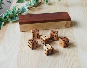 Juego de Dados de Ludo de Madera Tradicional, Natural, Duradero, Liso y Pulido, Juegos de Mesa Clásicos para Reuniones Familiares y Diversión - Product Image 5
