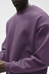 Custom Cotton Crew Neck Sweatshirt Unisex Oversized Blank <b>Pullover</b> Casual Fashion Apparel - Product Image 3