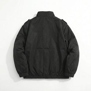 Veste de terrain tactique noire |   Parka utilitaire coupe-vent et imperméable |   Fabricant de vêtements d'extérieur sur mesure OEM - Product Image 2