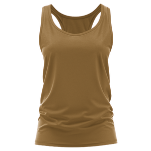 Camiseta Deportiva Personalizada para Mujer, Estilo Racerback, Transpirable, Tejida, Informal, con Logotipo Frontal, de Secado Rápido, para Gimnasio y Entrenamiento - Product Image 3