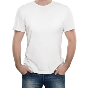 圆领t恤OEM纯棉定制短袖批发100% 件棉质男士T恤制造来自孟加拉国