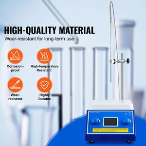 Agitatore Magnetico con Piastra Riscaldante per Uso di Laboratorio, Max 572 Fahrenheit / 300 Celsius, 0-2000 RPM, Capacità 5000mL - Product Image 4