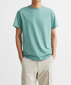 T-shirt ample en coton 100% de luxe, 350 GSM, poids lourd, avec logo personnalisé imprimé, pour homme - Product Image 6